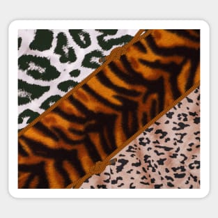 three mix in one animal print Sticker